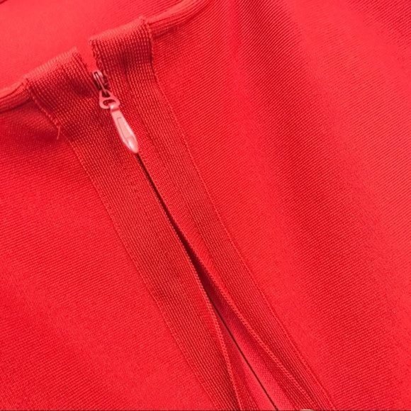 Sultry Night Out Date Night Cocktail Bandage Fitted Bodycon Midi Dress Sz Small - Picture 5 of 5